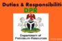 Duties and Responsibilities Of DPR Nigeria