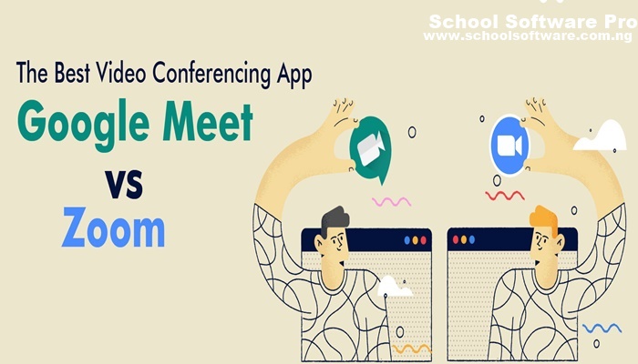 Online Meeting App Google Meet vs Zoom