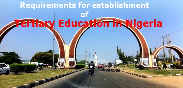 requirements for the establishment of University