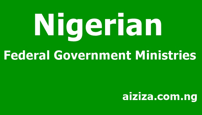 Names of Nigerian Federal Government Ministries in Nigeria