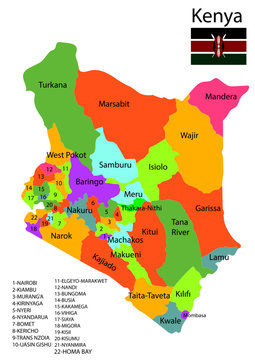 Regions of Kenya