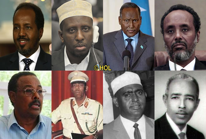 Past presidents of Somalia till date