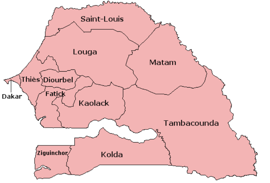 Regions of Senegal