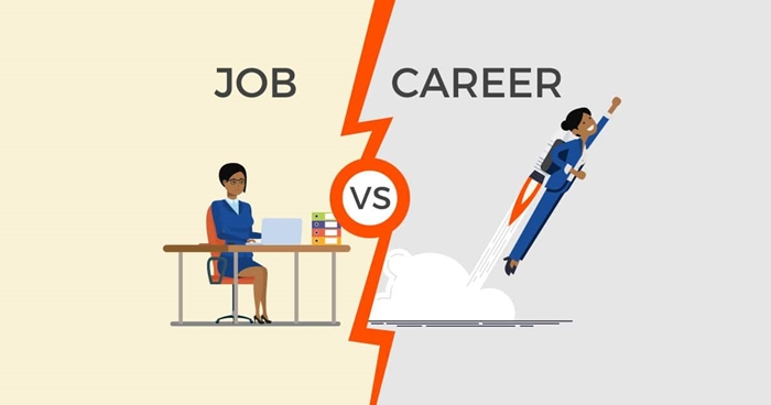 The difference between a job and a career