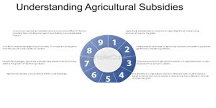 The Concept of Agricultural subsidies
