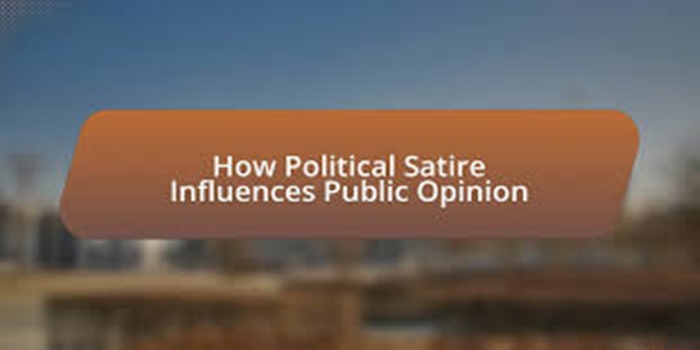 Political Satire and its Impact on Public Opinion