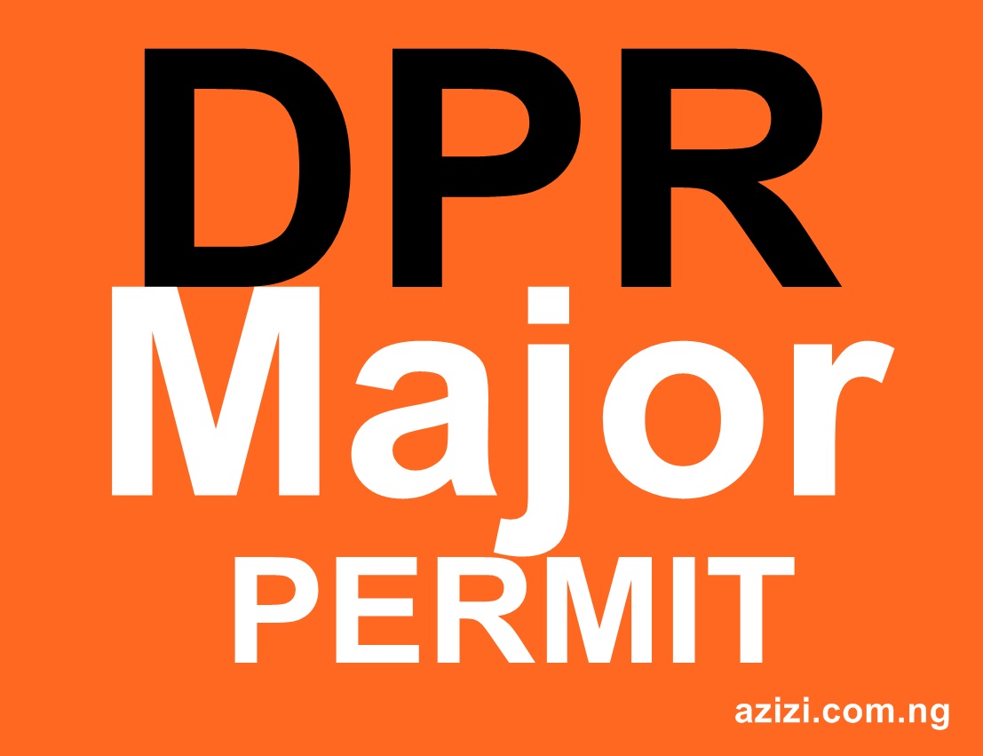 Major DPR permit