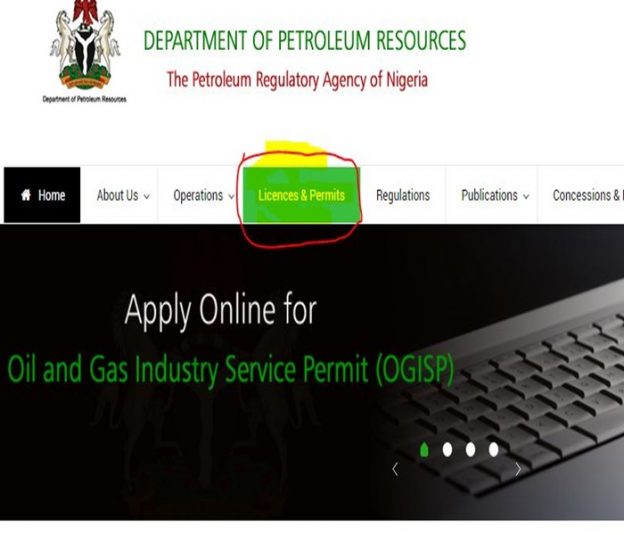 DPR Permit Online Application Steps Aziza Nigeria