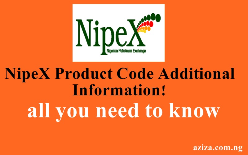 NipeX product code addition information