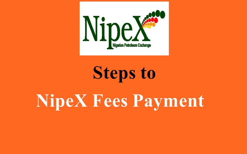 how to make NipeX fees payment