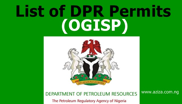 DPR Permits list