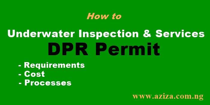 Underwater Inspection Services DPR permit