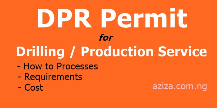 Drilling / Production Service DPR Permit