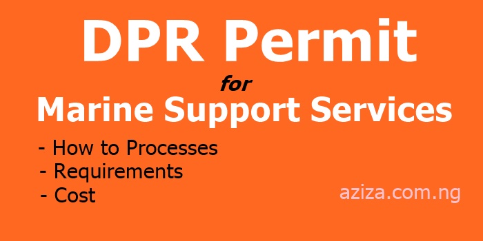 Marine Support Services DPR Permit