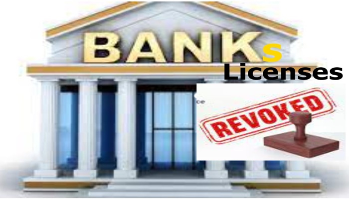 revoked the operating licences of microfinance banks, primary mortgage banks,