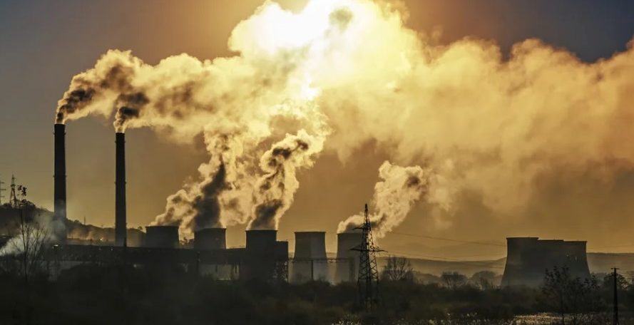 Greenhouse gases are emitted from Human industrial activity