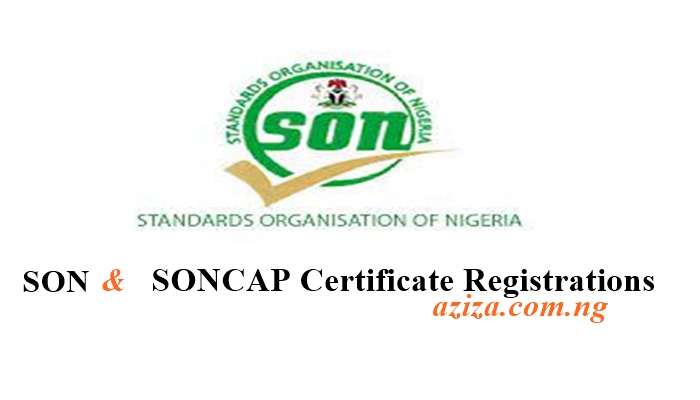 SON certificate registrations/ SONCAP certificate